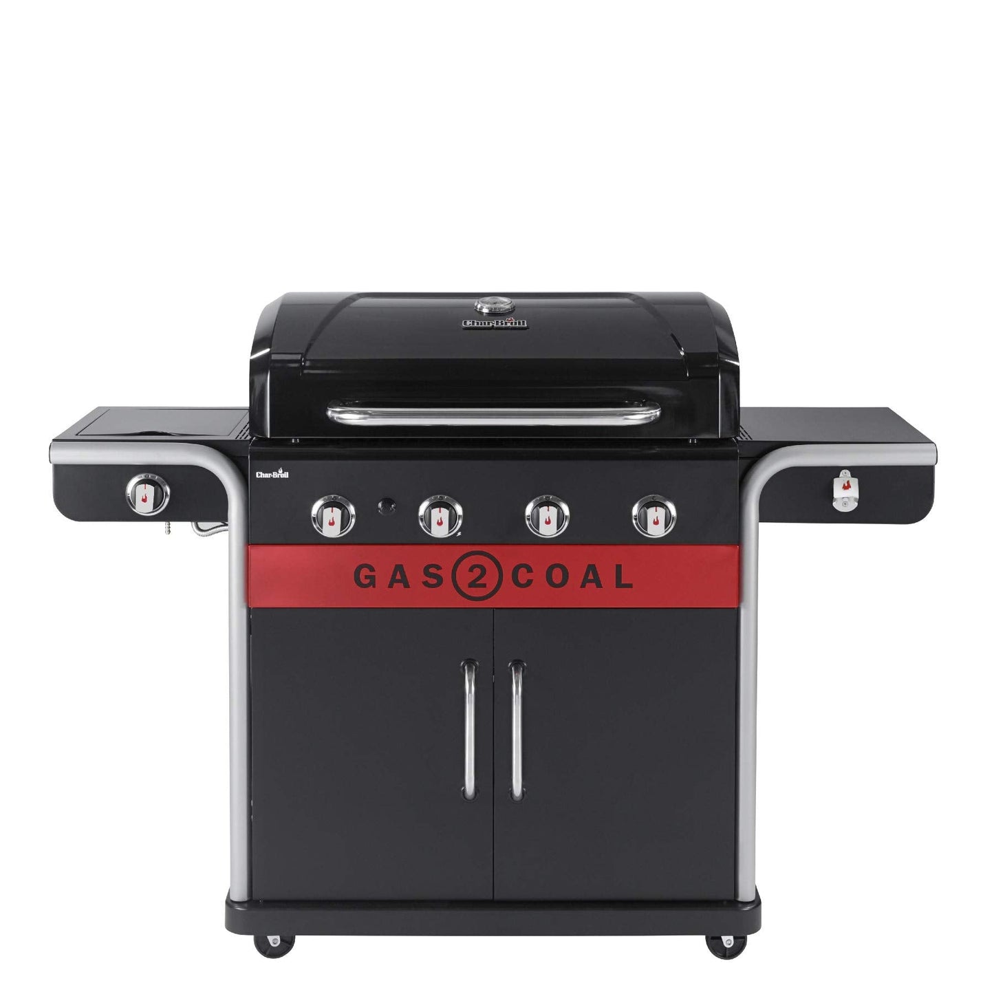 Char-Broil Gas2Coal 2.0 440 Barbacoa Híbrida de 4 Quemadores