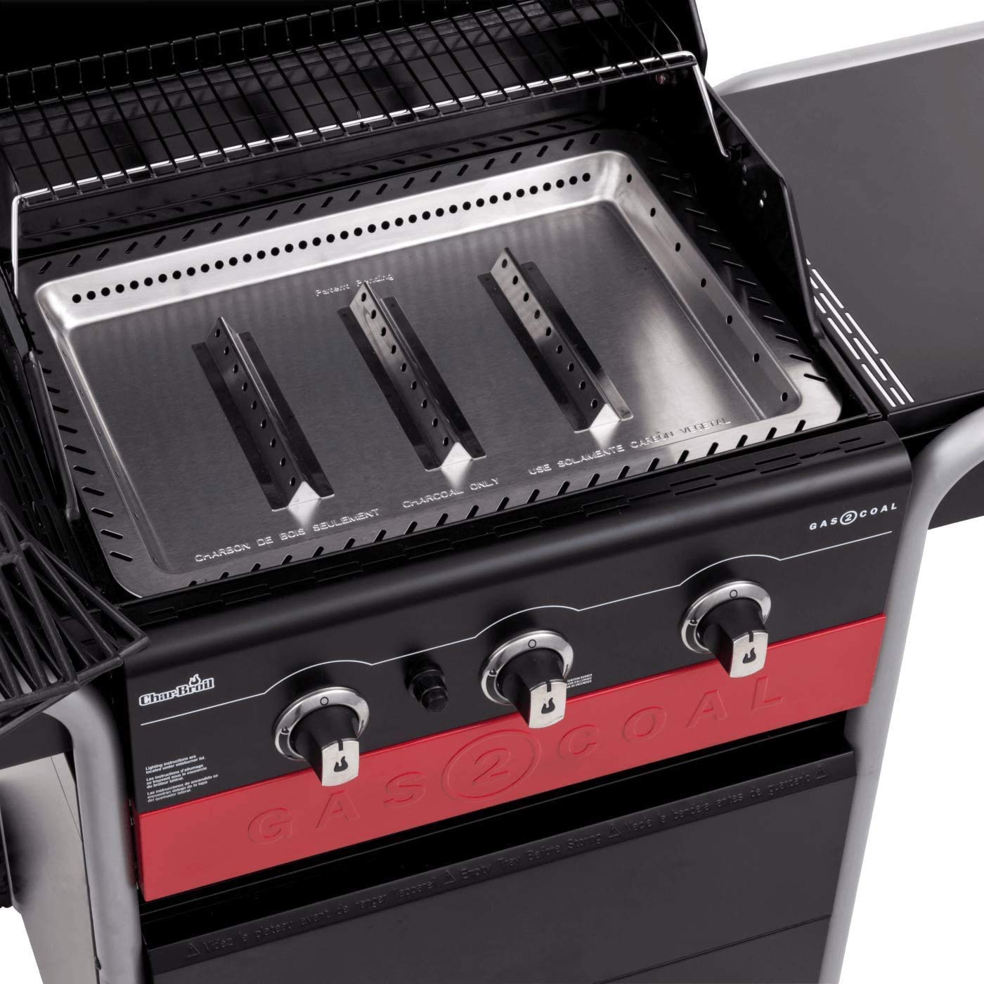 Char-Broil Gas2Coal 330 Barbacoa Híbrida de Gas y Carbón