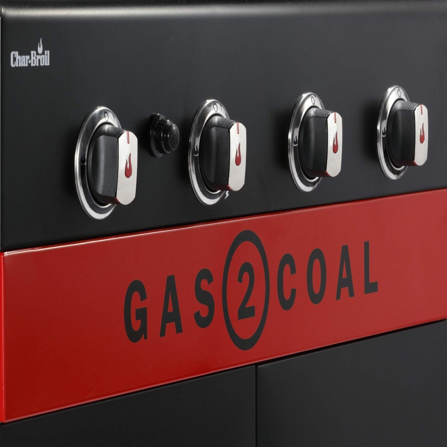 Char-Broil Gas2Coal 2.0 440 Barbacoa Híbrida de 4 Quemadores