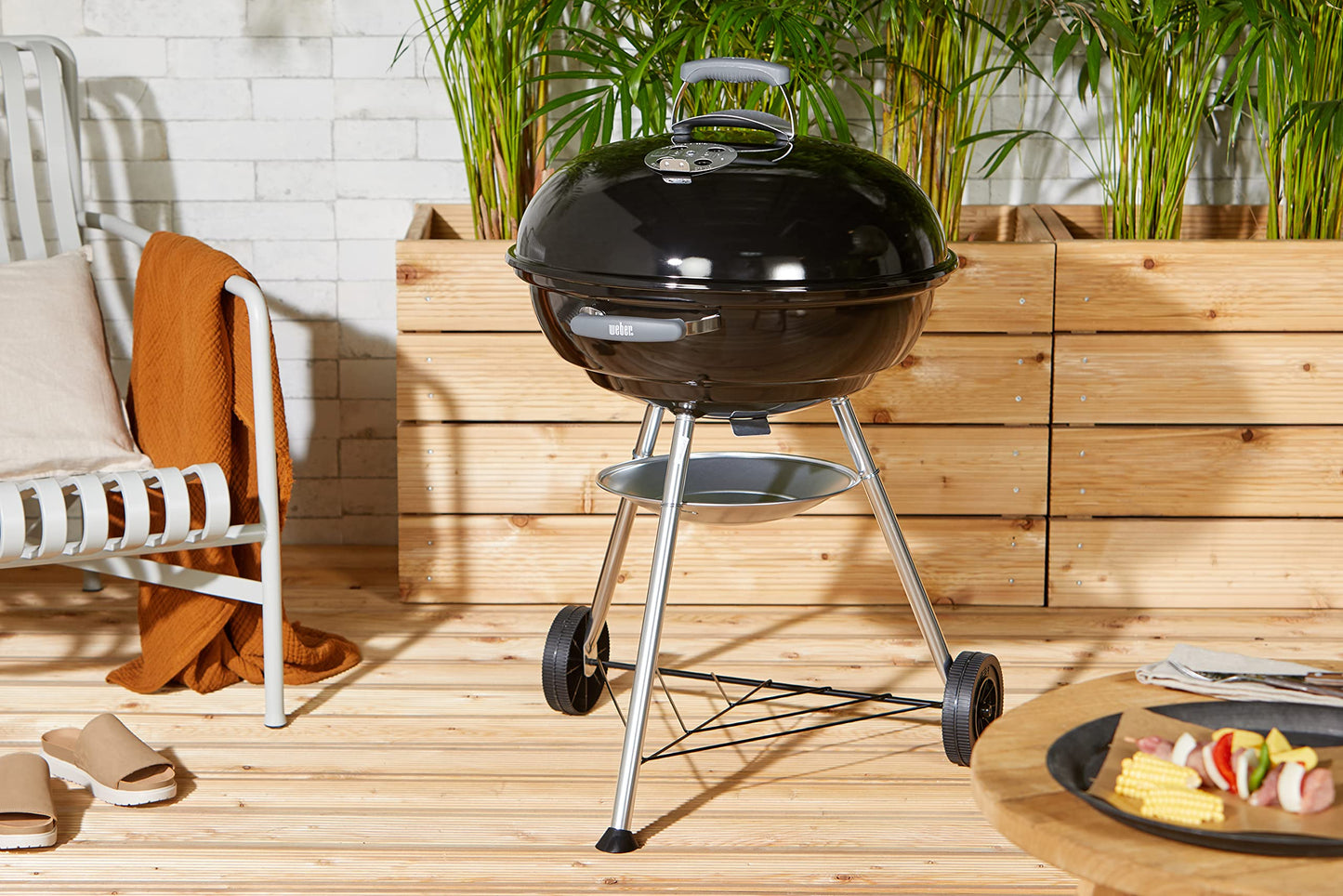 Weber Compact Kettle Barbacoa de Carbón Ø57cm