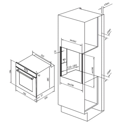 Cecotec Bolero Hexa C126000 Horno Integrable