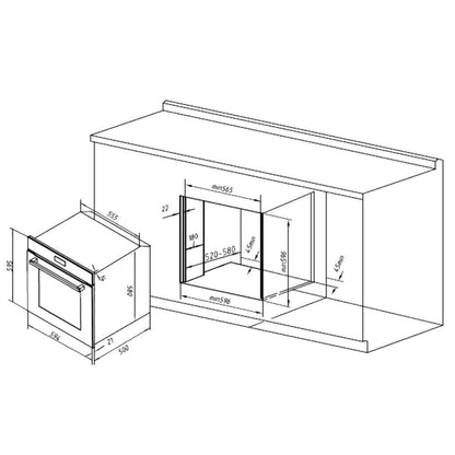 Cecotec Bolero Hexa C126000 Horno Integrable