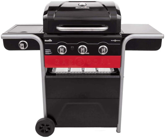 Char-Broil Gas2Coal 330 Barbacoa Híbrida de Gas y Carbón