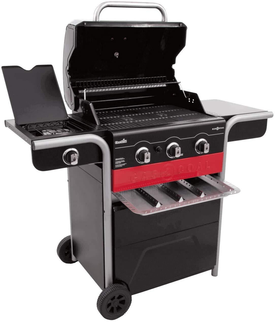 Char-Broil Gas2Coal 330 Barbacoa Híbrida de Gas y Carbón