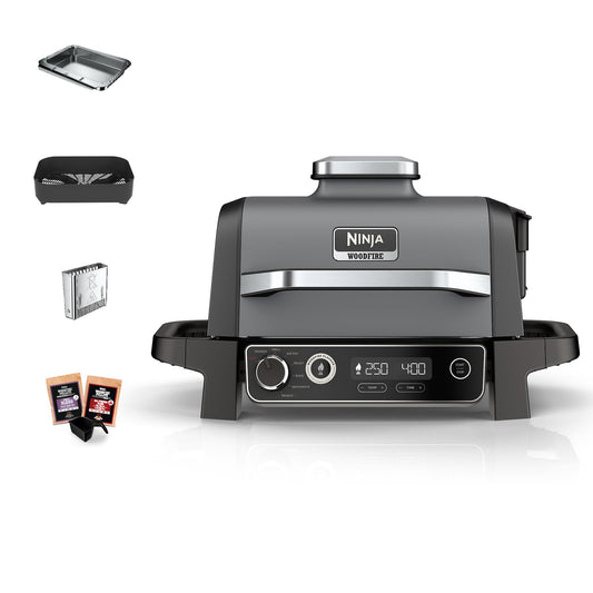 Ninja Woodfire Parrilla Eléctrica Exterior 7 en 1
