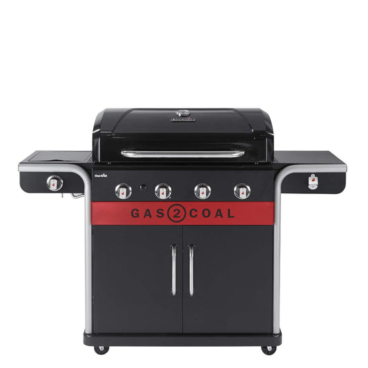 Char-Broil Gas2Coal 2.0 440 Barbacoa Híbrida de 4 Quemadores