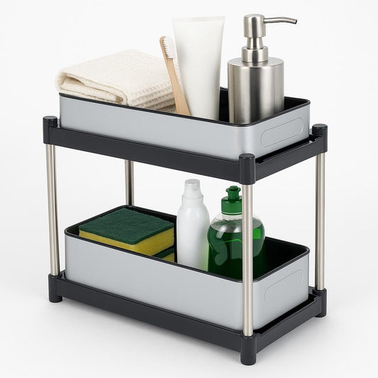 Home Zone Living Organizador Extraíble de 2 Niveles