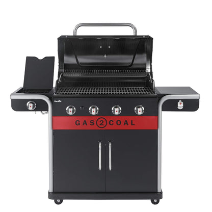 Char-Broil Gas2Coal 2.0 440 Barbacoa Híbrida de 4 Quemadores