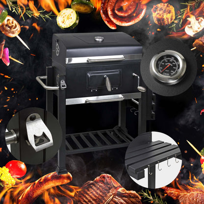 Wiltec Barbacoa de Carbón Móvil