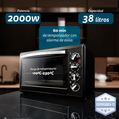 Grunkel HR-38N RM Horno Eléctrico