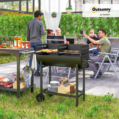 Outsunny Barbacoa de Carbón Portátil